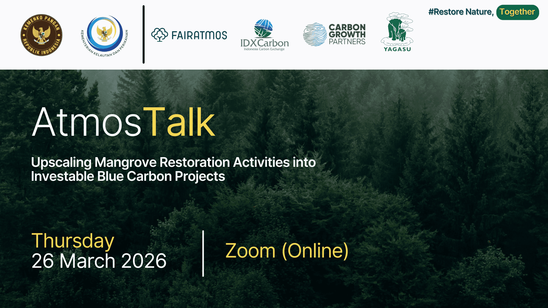 AtmosTalk: Upscale Mangrove Restoration into Investable Blue Carbon Projects