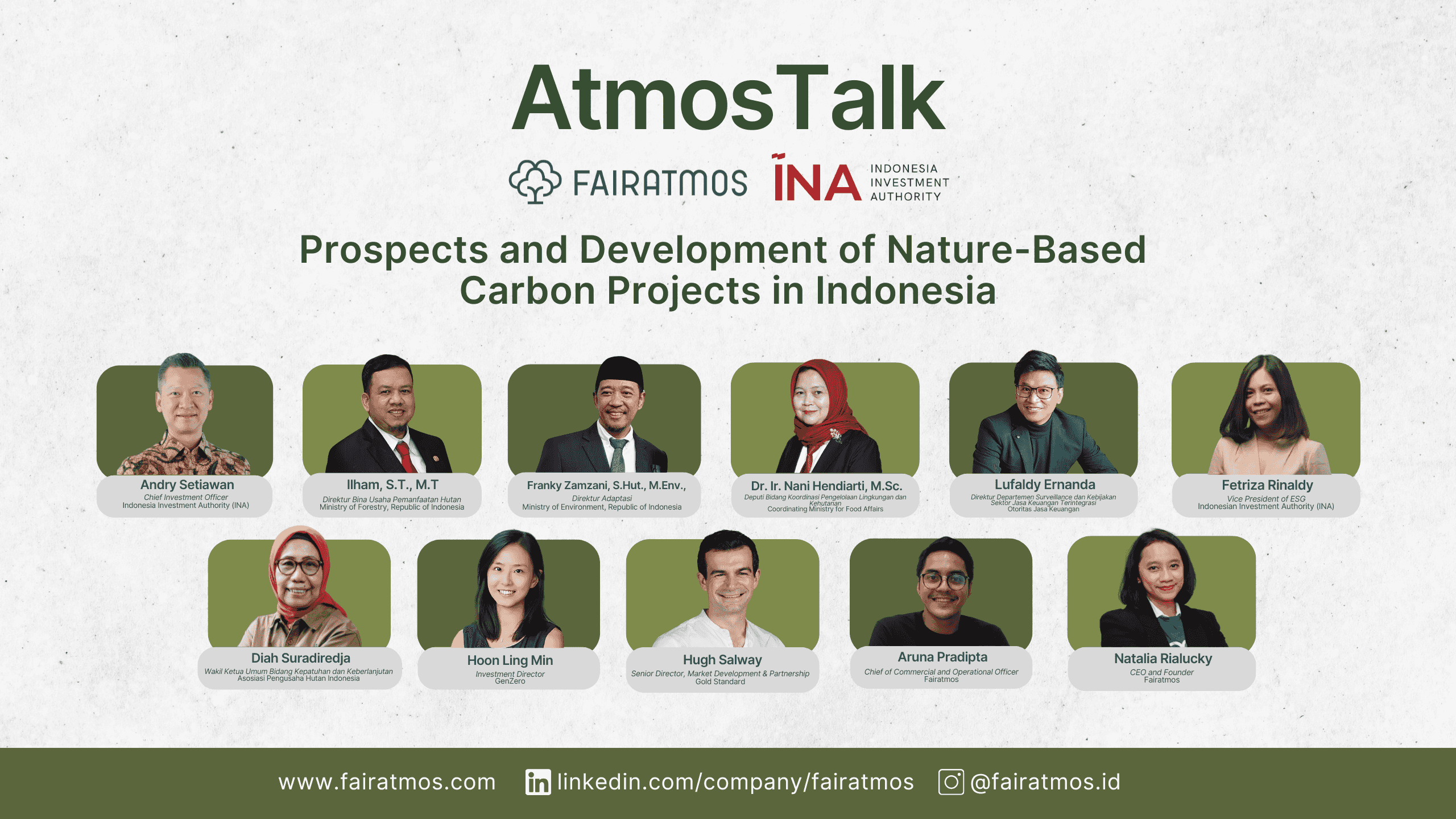 Atmostalk: Prospects and Development of Nature Based Carbon Projects in Indonesia